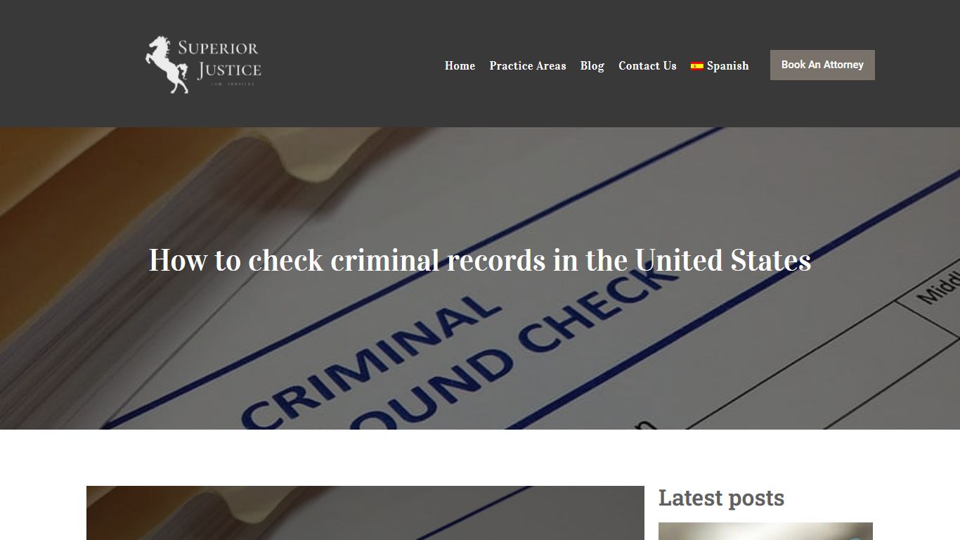 How to check criminal records in the United States? ️